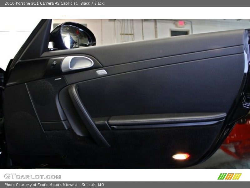 Black / Black 2010 Porsche 911 Carrera 4S Cabriolet