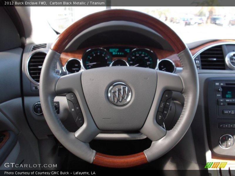 Carbon Black Metallic / Titanium 2012 Buick Enclave FWD
