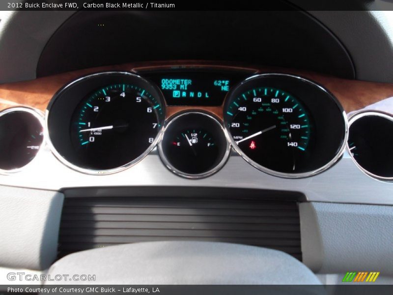 Carbon Black Metallic / Titanium 2012 Buick Enclave FWD