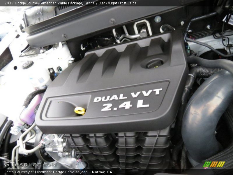 White / Black/Light Frost Beige 2013 Dodge Journey American Value Package