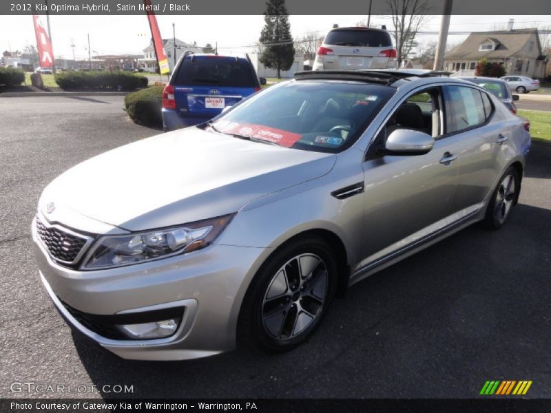 Satin Metal / Black 2012 Kia Optima Hybrid