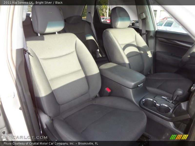 Bright Silver / Black 2011 Kia Sorento LX