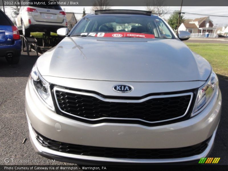 Satin Metal / Black 2012 Kia Optima Hybrid