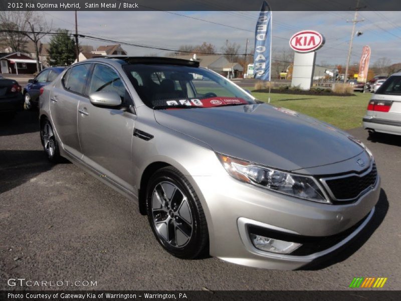 Satin Metal / Black 2012 Kia Optima Hybrid