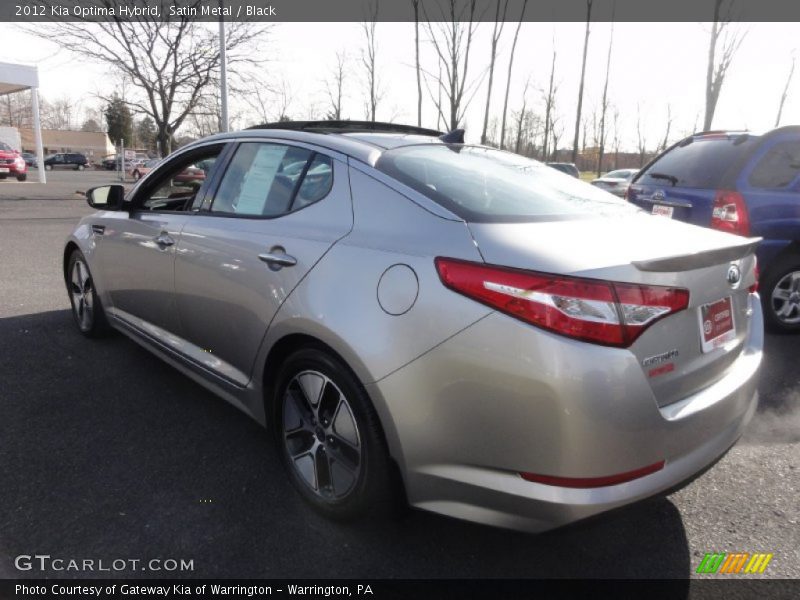Satin Metal / Black 2012 Kia Optima Hybrid