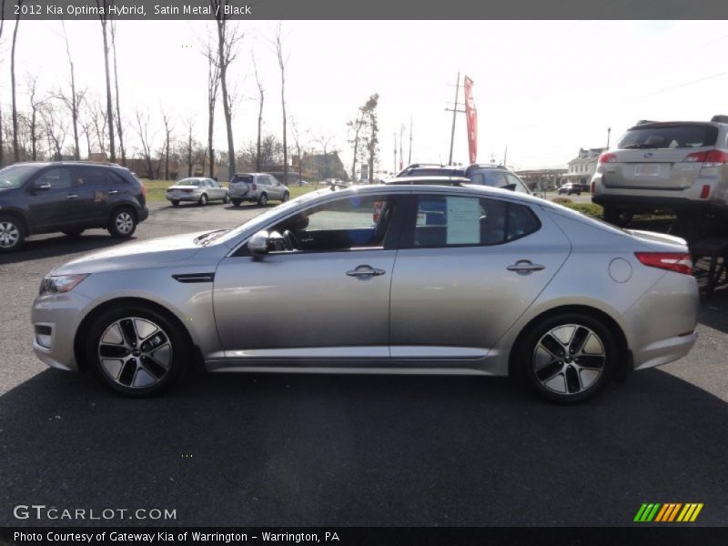 Satin Metal / Black 2012 Kia Optima Hybrid