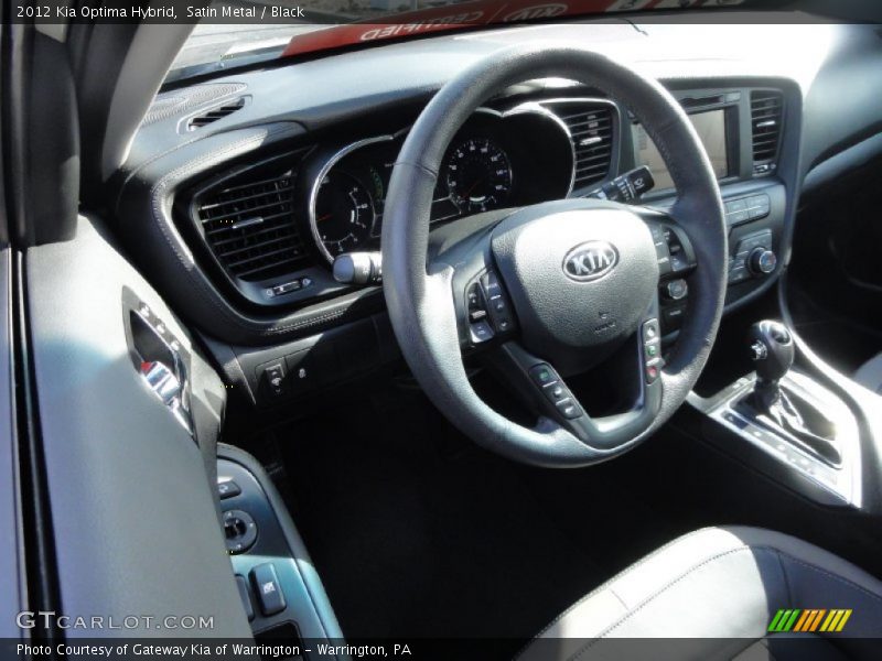 Satin Metal / Black 2012 Kia Optima Hybrid