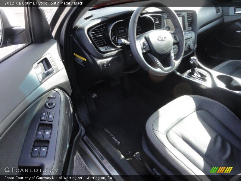Satin Metal / Black 2012 Kia Optima Hybrid