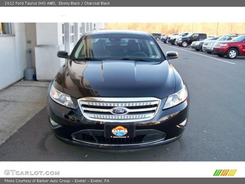 Ebony Black / Charcoal Black 2012 Ford Taurus SHO AWD