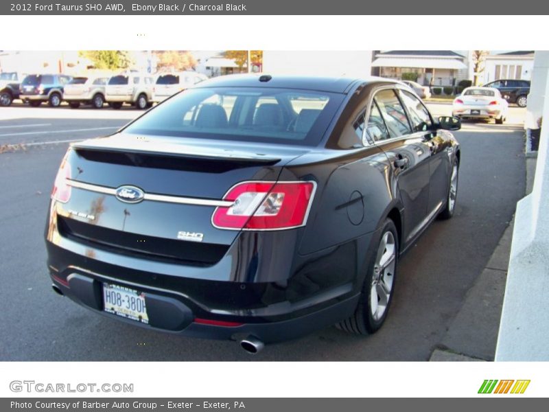 Ebony Black / Charcoal Black 2012 Ford Taurus SHO AWD