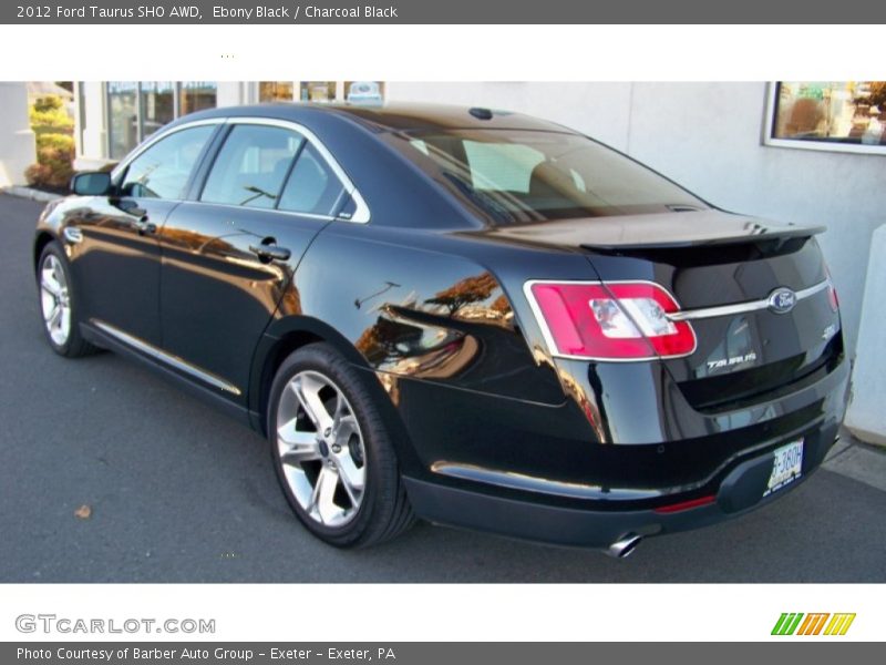 Ebony Black / Charcoal Black 2012 Ford Taurus SHO AWD