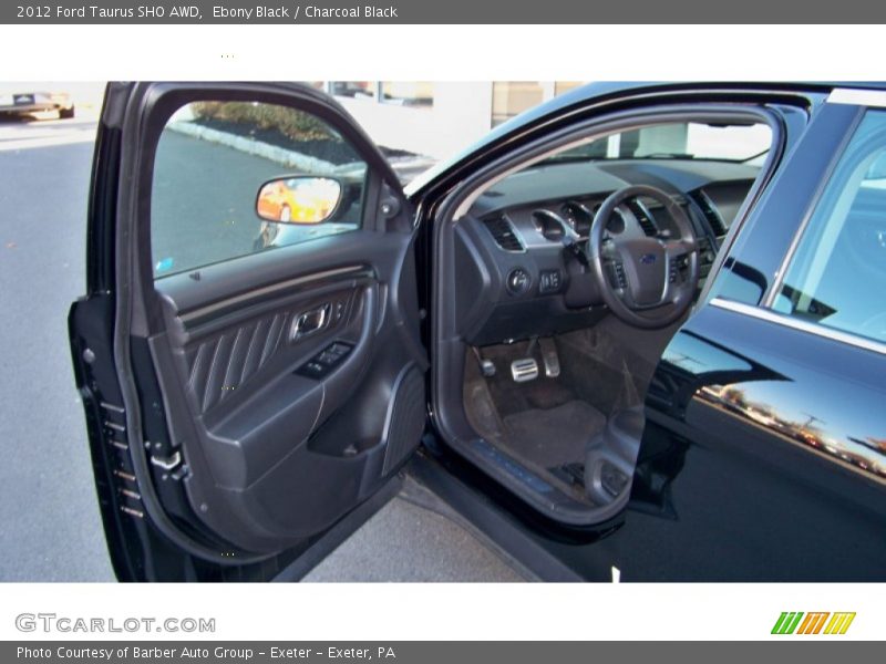 Ebony Black / Charcoal Black 2012 Ford Taurus SHO AWD