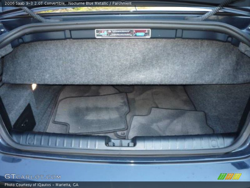 Nocturne Blue Metallic / Parchment 2006 Saab 9-3 2.0T Convertible