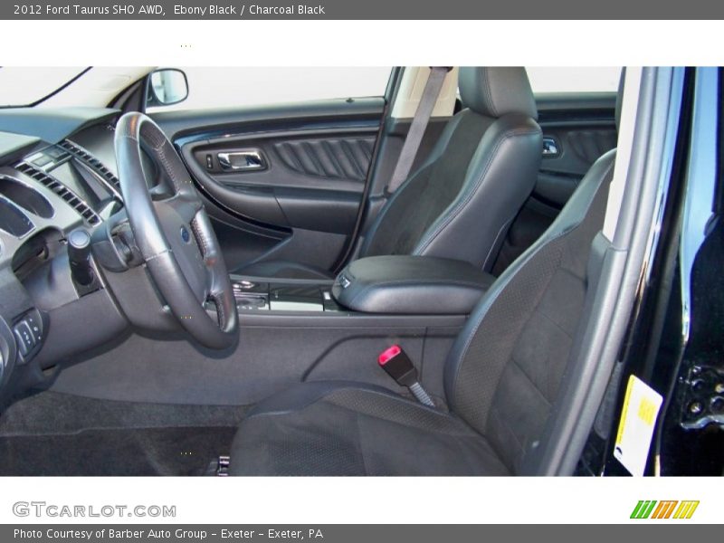  2012 Taurus SHO AWD Charcoal Black Interior