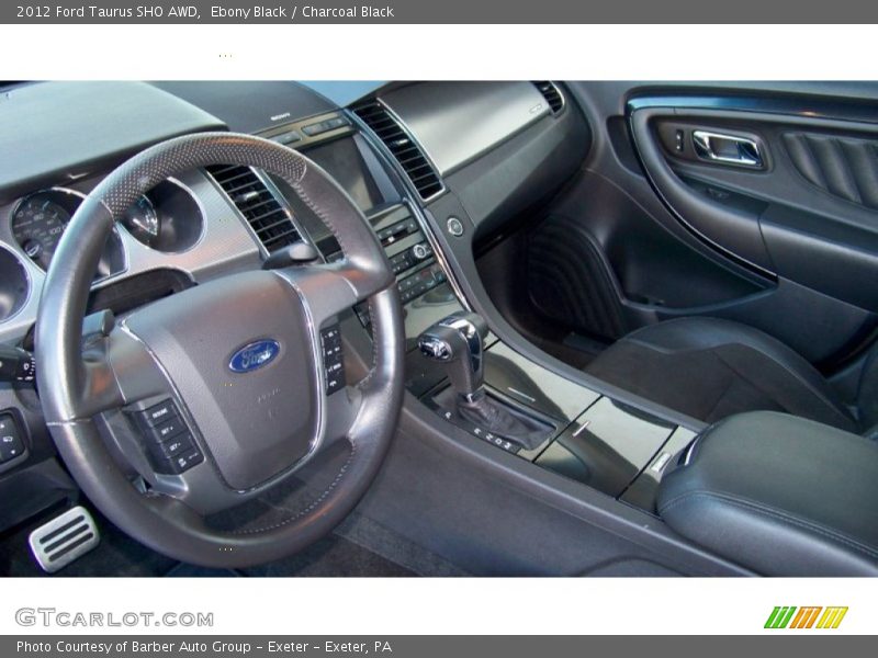  2012 Taurus SHO AWD Charcoal Black Interior