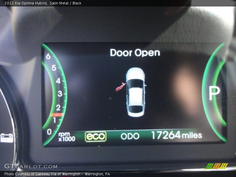 Satin Metal / Black 2012 Kia Optima Hybrid