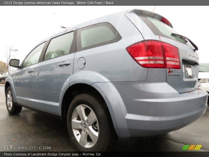 Winter Chill Pearl / Black 2013 Dodge Journey American Value Package
