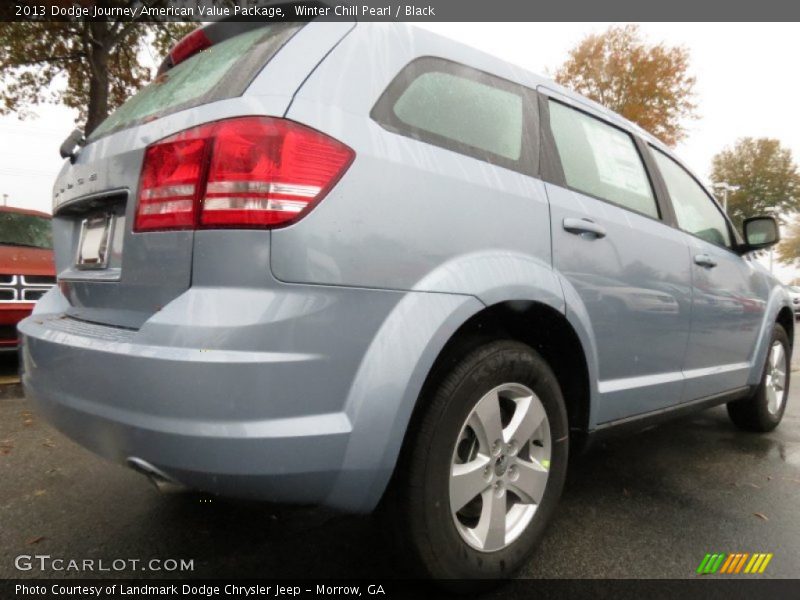 Winter Chill Pearl / Black 2013 Dodge Journey American Value Package