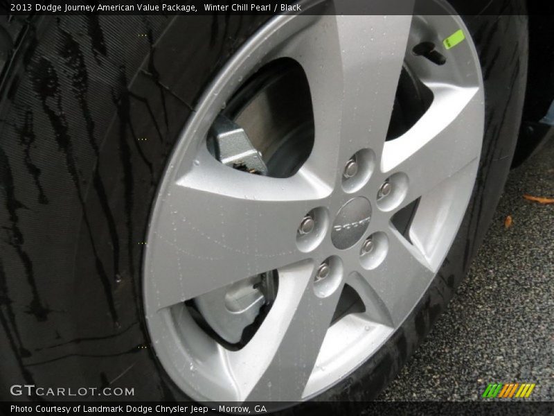 Winter Chill Pearl / Black 2013 Dodge Journey American Value Package
