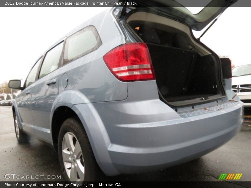 Winter Chill Pearl / Black 2013 Dodge Journey American Value Package