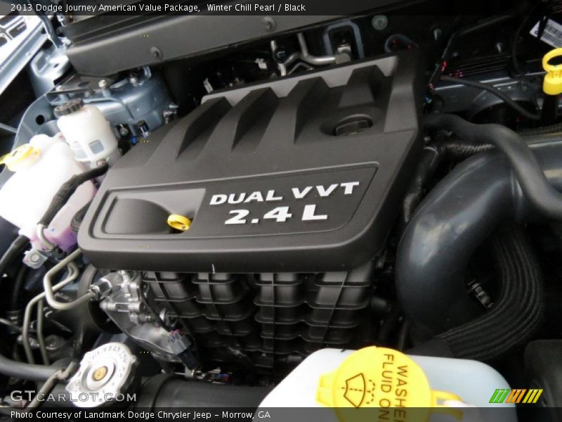 Winter Chill Pearl / Black 2013 Dodge Journey American Value Package