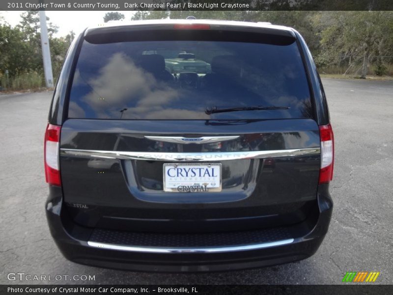 Dark Charcoal Pearl / Black/Light Graystone 2011 Chrysler Town & Country Touring