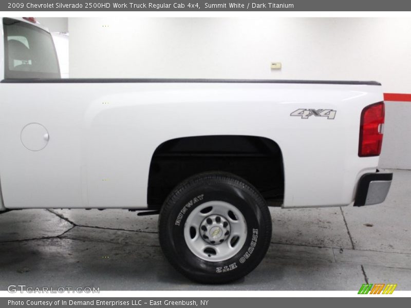 Summit White / Dark Titanium 2009 Chevrolet Silverado 2500HD Work Truck Regular Cab 4x4