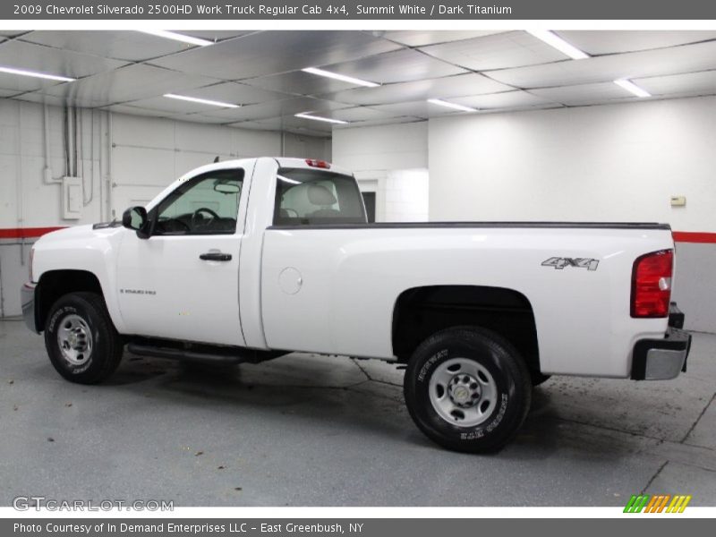 Summit White / Dark Titanium 2009 Chevrolet Silverado 2500HD Work Truck Regular Cab 4x4