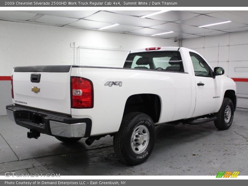Summit White / Dark Titanium 2009 Chevrolet Silverado 2500HD Work Truck Regular Cab 4x4