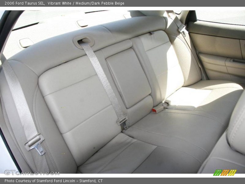 Vibrant White / Medium/Dark Pebble Beige 2006 Ford Taurus SEL