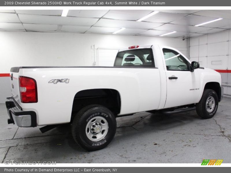 Summit White / Dark Titanium 2009 Chevrolet Silverado 2500HD Work Truck Regular Cab 4x4