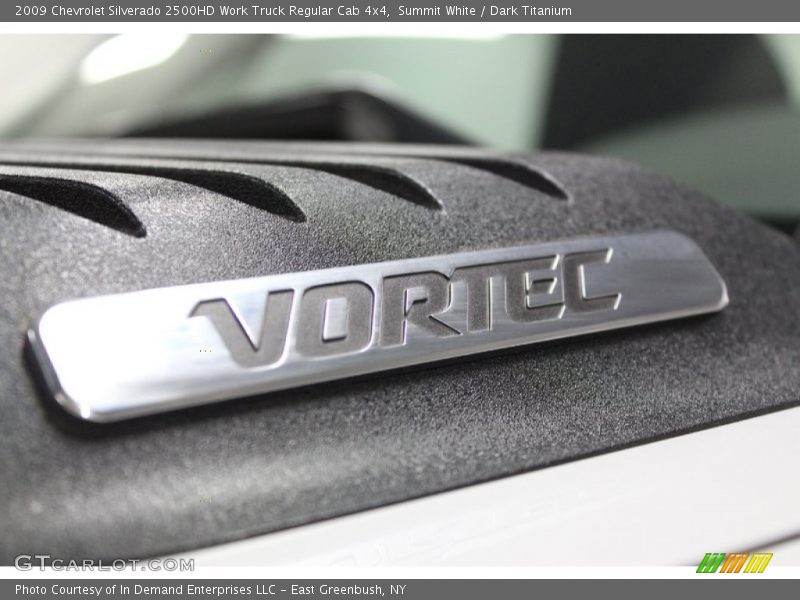 Summit White / Dark Titanium 2009 Chevrolet Silverado 2500HD Work Truck Regular Cab 4x4