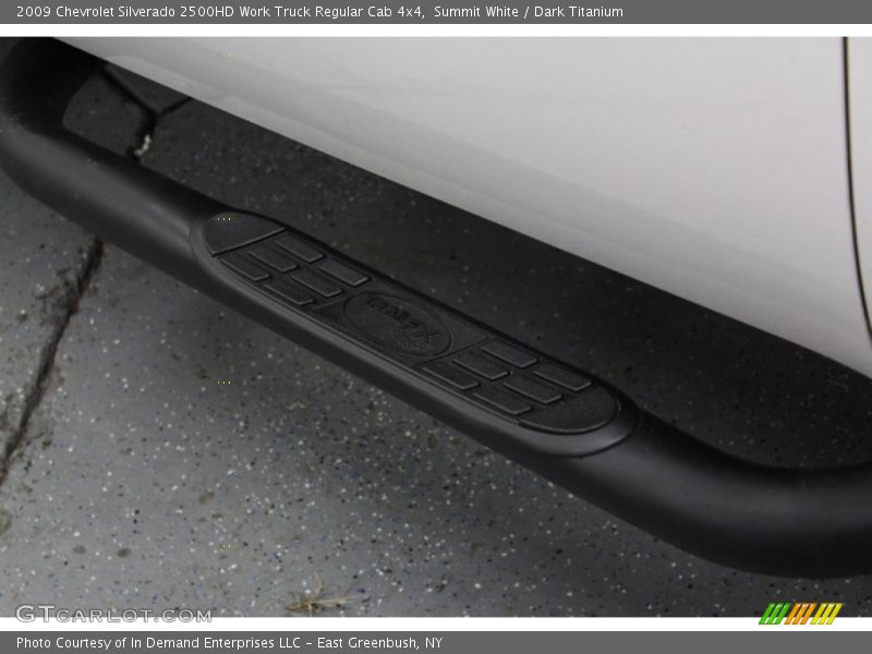 Summit White / Dark Titanium 2009 Chevrolet Silverado 2500HD Work Truck Regular Cab 4x4