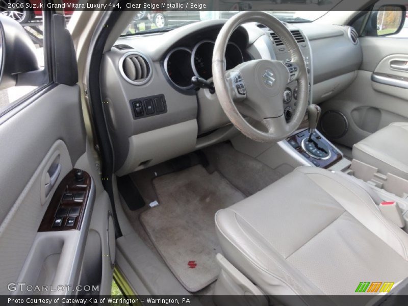 Beige Interior - 2006 Grand Vitara Luxury 4x4 