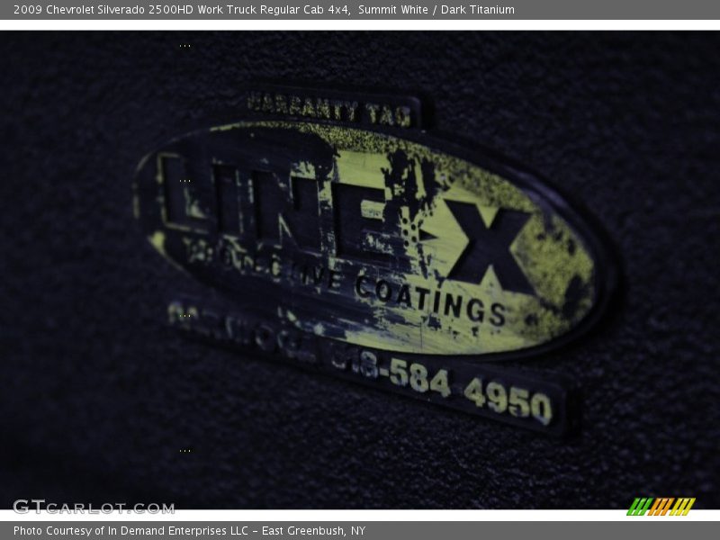 Summit White / Dark Titanium 2009 Chevrolet Silverado 2500HD Work Truck Regular Cab 4x4