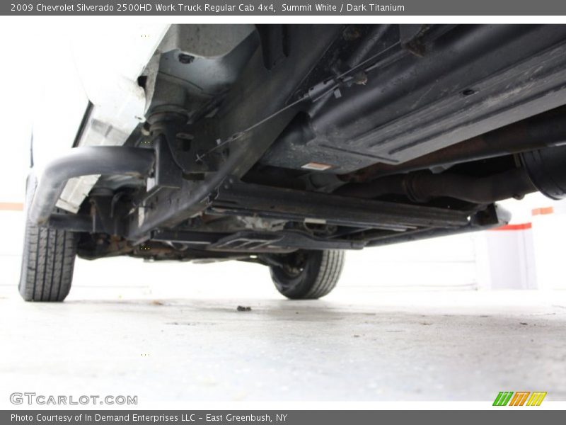 Summit White / Dark Titanium 2009 Chevrolet Silverado 2500HD Work Truck Regular Cab 4x4