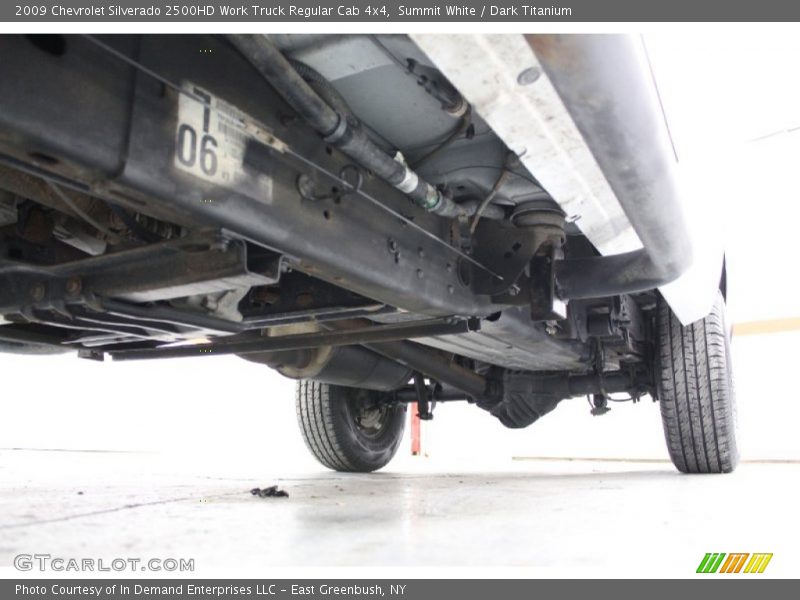 Summit White / Dark Titanium 2009 Chevrolet Silverado 2500HD Work Truck Regular Cab 4x4