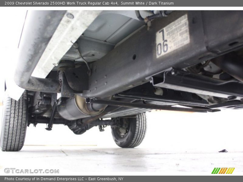 Summit White / Dark Titanium 2009 Chevrolet Silverado 2500HD Work Truck Regular Cab 4x4