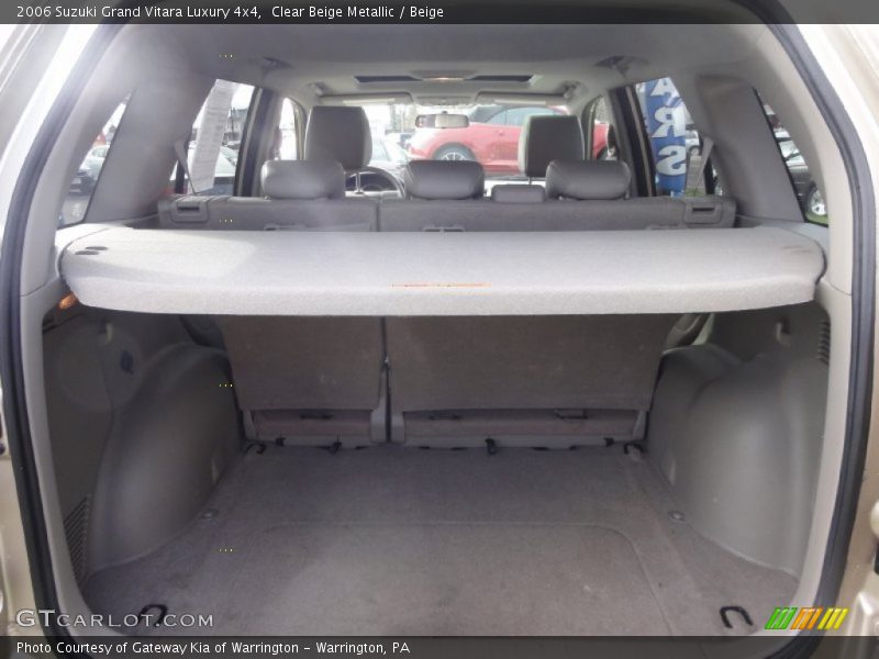  2006 Grand Vitara Luxury 4x4 Trunk