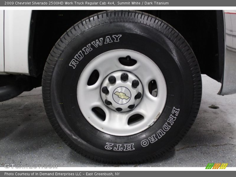 Summit White / Dark Titanium 2009 Chevrolet Silverado 2500HD Work Truck Regular Cab 4x4