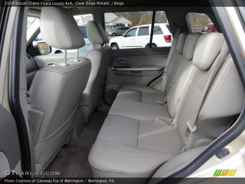 Rear Seat of 2006 Grand Vitara Luxury 4x4