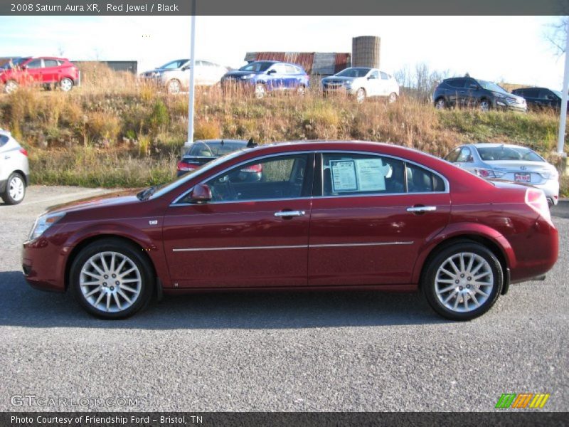 Red Jewel / Black 2008 Saturn Aura XR