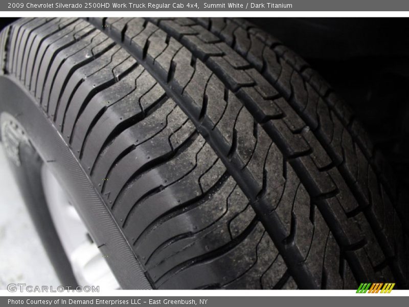 Summit White / Dark Titanium 2009 Chevrolet Silverado 2500HD Work Truck Regular Cab 4x4