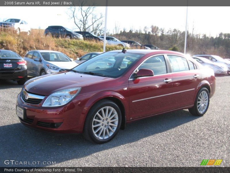 Red Jewel / Black 2008 Saturn Aura XR