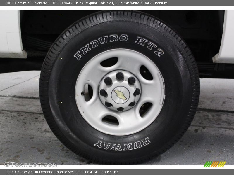Summit White / Dark Titanium 2009 Chevrolet Silverado 2500HD Work Truck Regular Cab 4x4