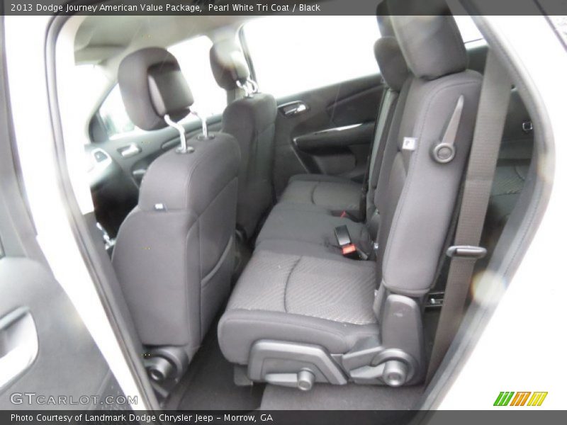Pearl White Tri Coat / Black 2013 Dodge Journey American Value Package