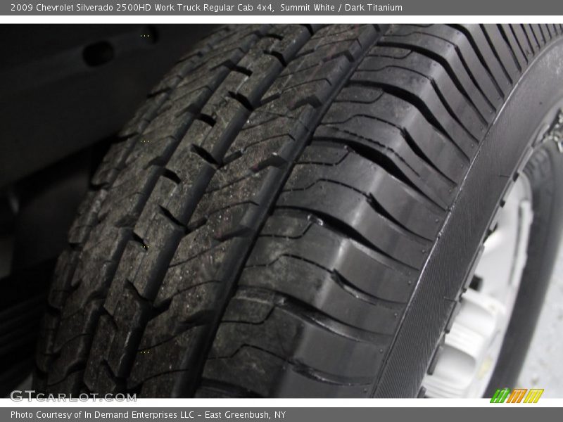 Summit White / Dark Titanium 2009 Chevrolet Silverado 2500HD Work Truck Regular Cab 4x4