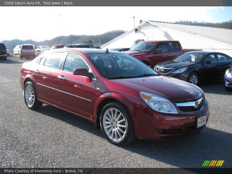 Red Jewel / Black 2008 Saturn Aura XR