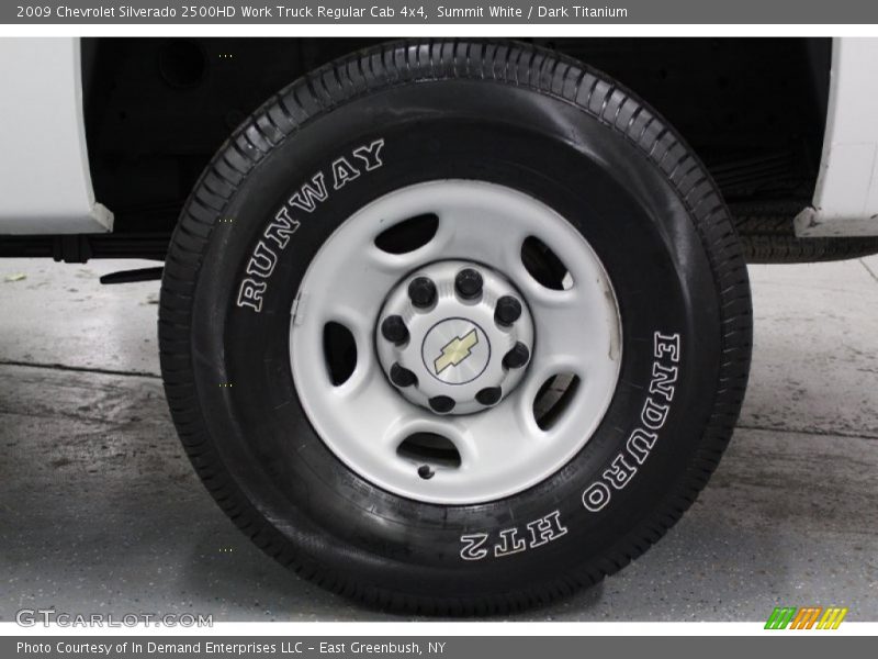 Summit White / Dark Titanium 2009 Chevrolet Silverado 2500HD Work Truck Regular Cab 4x4