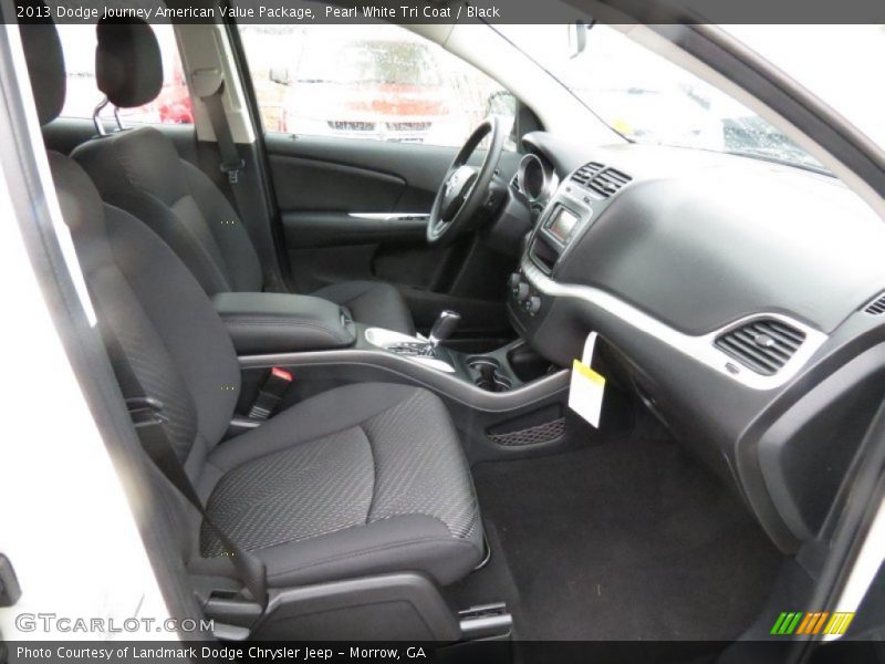 Pearl White Tri Coat / Black 2013 Dodge Journey American Value Package